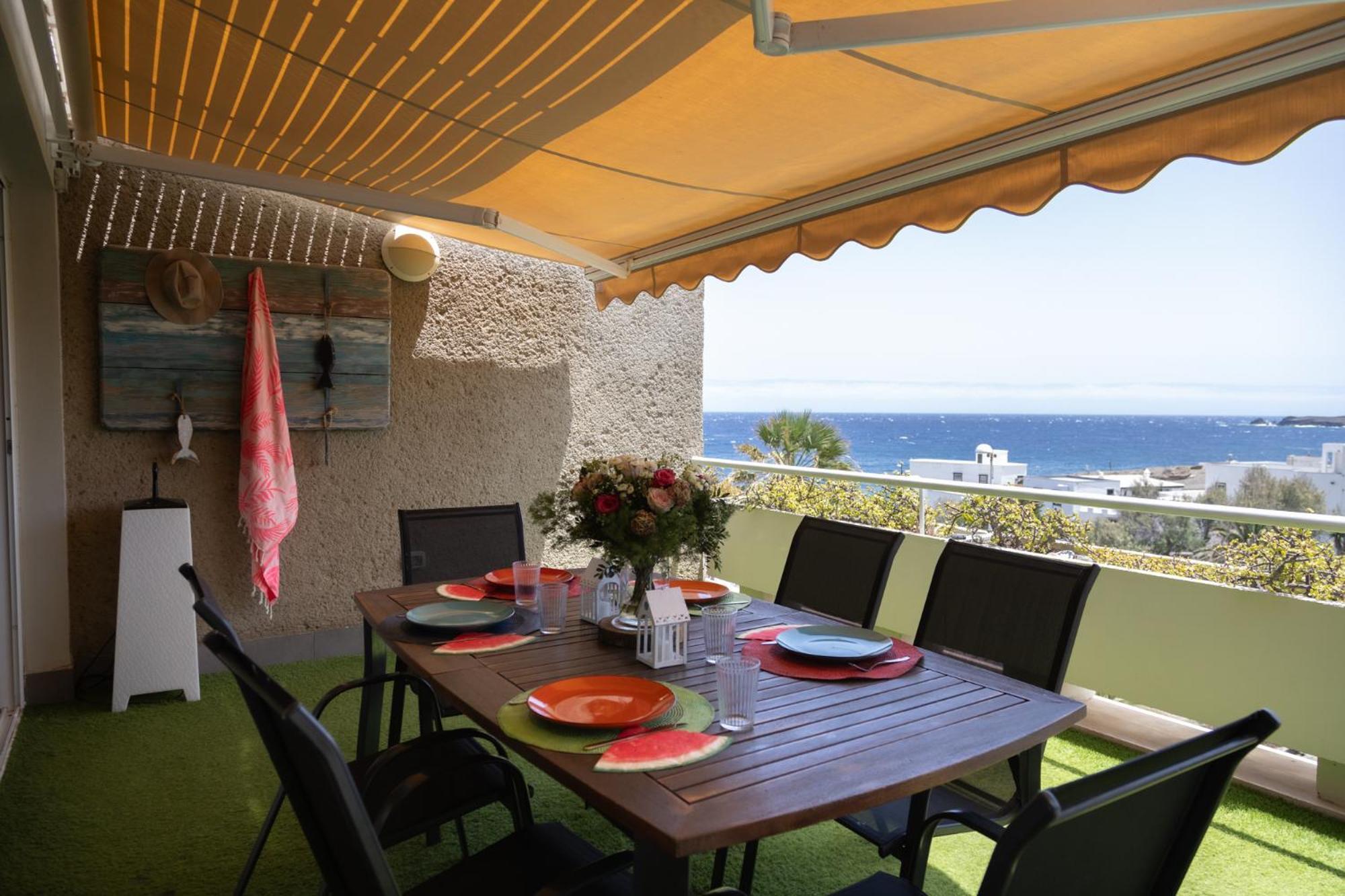 Vistas Al Mar Junto A La Playa 2D Apartment Poris de Abona Luaran gambar
